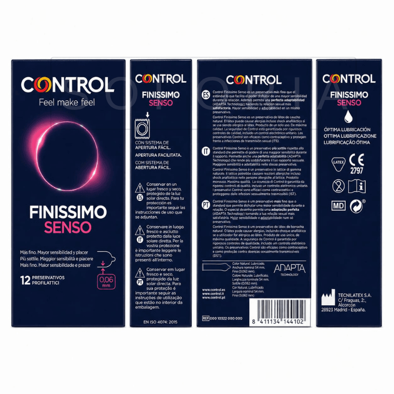 Control Finissimo Senso prezervative 12 buc - imagine 2