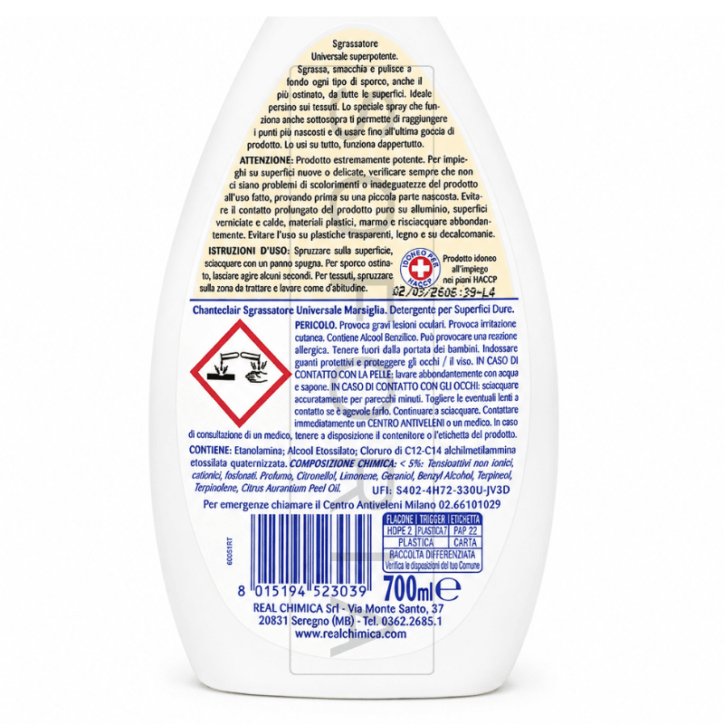 Chanteclair degresant spray universal Marsilia 700 ml - imagine 2