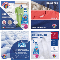 Alternative view of Chanteclair Extra Power spray pretratare pete Millemacchie 500 ml