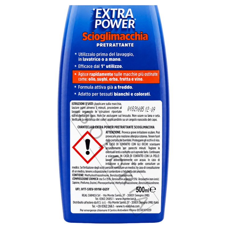 Chanteclair Extra Power soluție pretratare pete Scioglimacchia 500 ml - imagine 2