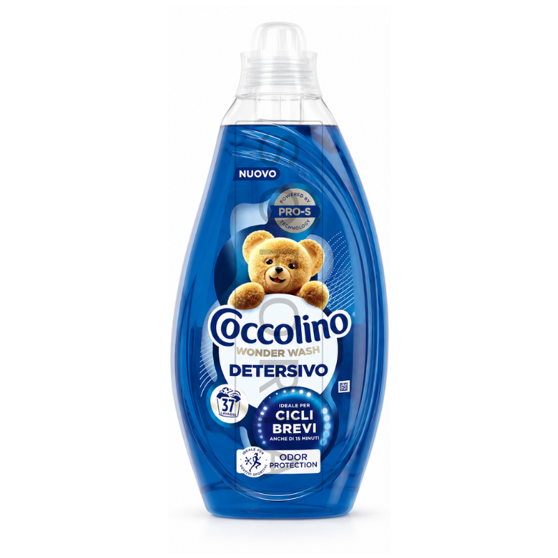 Coccolino Wonder Wash Odor Protection detergent de rufe lichid 1480 ml, 37 spălări