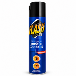 Flash 22 insecticid spray pentru muste si tantari 250 ml