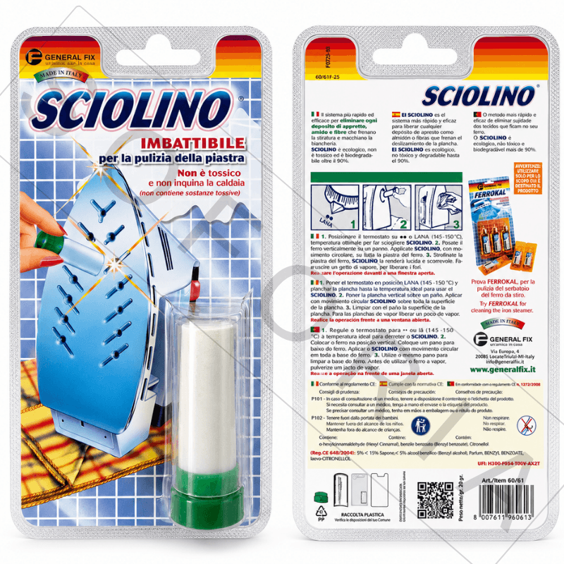 General Fix Sciolino stick curatare talpa fier de calcat 20 g - imagine 2