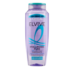 L'Oréal Paris Elvive Hyaluron Pure șampon purifiant 72h cu acid salicilic și acid hialuronic, 300 ml