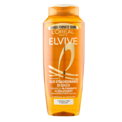 L'Oréal Paris Elvive Ulei Extraordinar cu Ulei de Cocos șampon nutritiv pentru păr fin și uscat, 300 ml