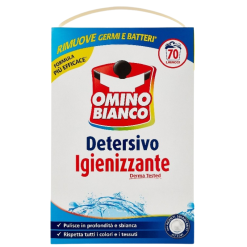 Omino Bianco detergent igienizant pudră pentru rufe, 70 spălări, 3,85 kg
