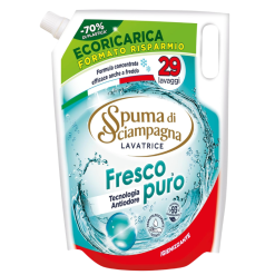 Spuma di Sciampagna Fresco Puro Rezervă detergent lichid pentru rufe, 29 spălări, 1305 ml