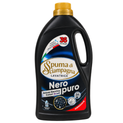 Spuma di Sciampagna Nero Puro detergent lichid igienizant pentru rufe negre, 36 spălări, 1620 ml