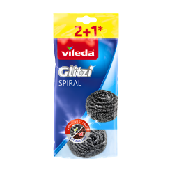 Vileda bureti abrazivi din otel inoxidabil 3 buc