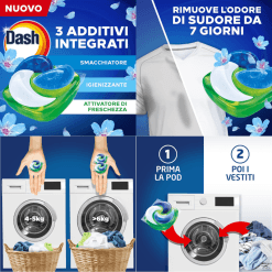 Alternative view of Dash detergent capsule pentru rufe Freschezza Lenor Risveglio Primaverile, 19 spălări
