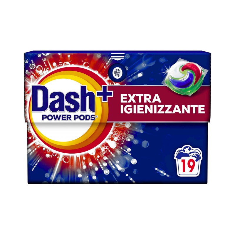 Dash detergent capsule pentru rufe Extra Smacchiante, 19 spălări